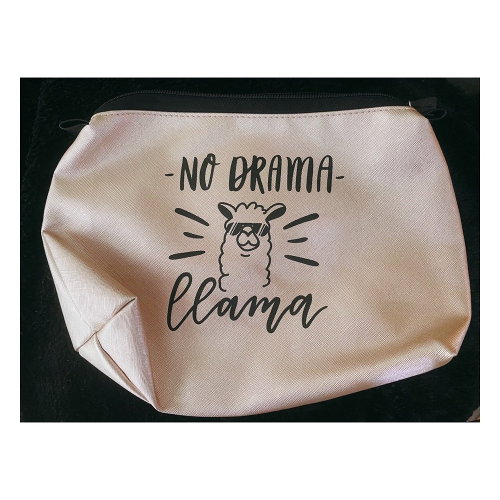 🦙 Rose Gold Large Llama Makeup Bag 🦙